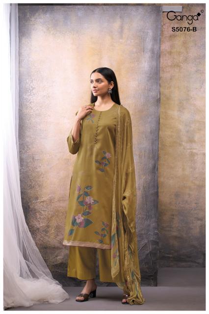 Ganga evelia 5076 buy dress material wholesale online